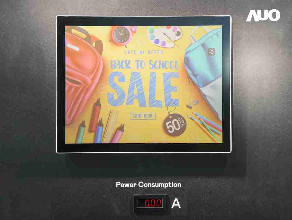 z6尊龙展示胆固醇液晶超低耗能户外全彩显示器，，ChLC（胆固醇液晶）以双稳态技术使静态显示零功耗，，，具省电、、、、高彩度、、、、环保的特性，，，，还整合软硬件系统解决方案，，，可透过单一云端平台管理