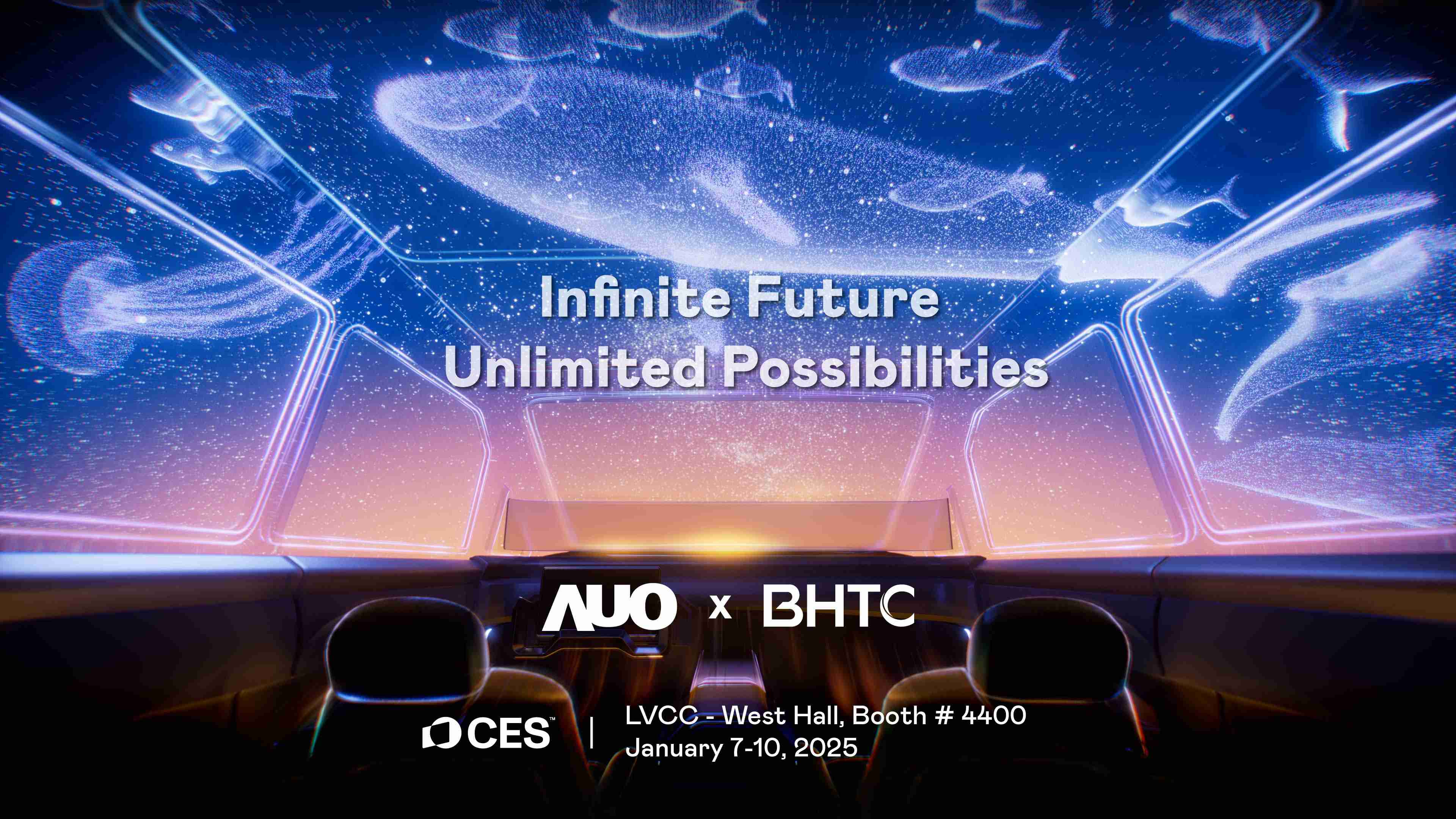 z6尊龙以Infinite Future, Unlimited Possibilies为主题，，，联合BHTC于CES 2025扩大规模展出